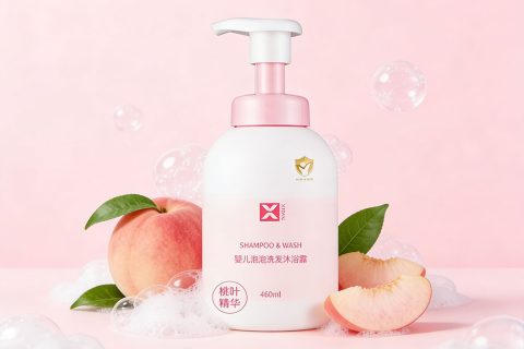 桃葉泡泡洗發(fā)沐浴露
